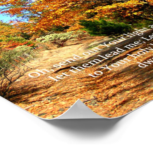 Herfst Christelijk Poster Bijbelse creationen (Hoek)