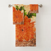  Herfst chrysanthema Bad Handdoek (Insitu)