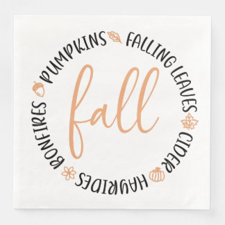 Herfst Cirkel Servet