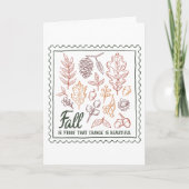 Herfst citaat kaart (Voorkant)