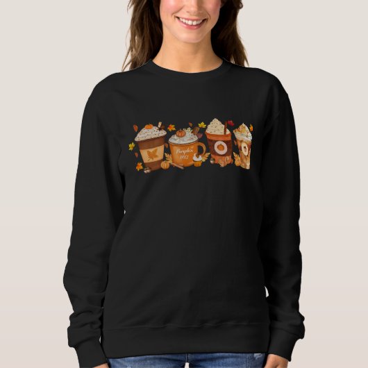 Herfst Coffee Sweatshirt (Voorkant)