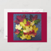 Herfst collectie briefkaart (Voorkant / Achterkant)