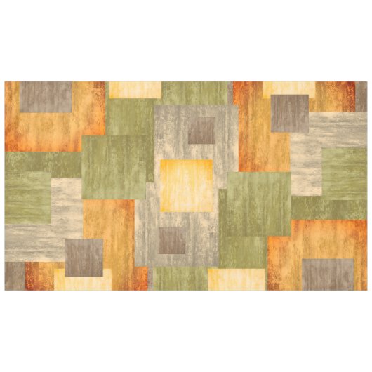 Herfst Color Blocks Doek Tafelkleed (Voorkant (Horizontaal))