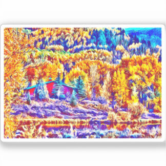 Herfst Colorado Vinyl Sticker