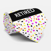 Herfst Confetti Stropdas (Opgerold)