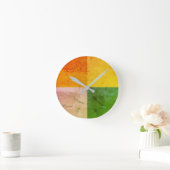 Herfst COOL Rustic Ronde Klok (Huis)