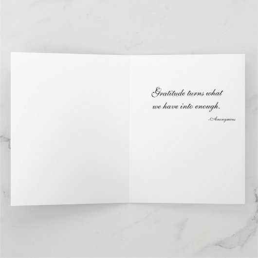 Herfst Cornucopia Kaart (Binnen)