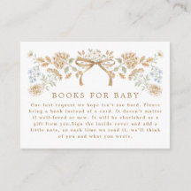 Herfst Cottage Baby Shower Boeken voor Baby