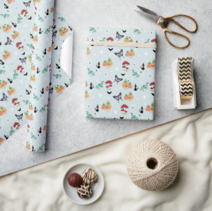 Herfst Cottaggecore Halloween Esthetisch Cadeaupapier