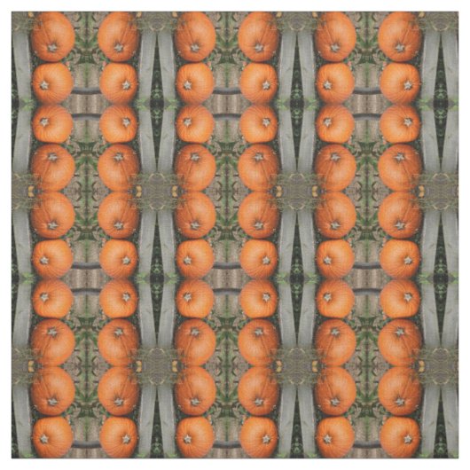 Herfst Country Pumpkins Pattern Stof (Swatch)