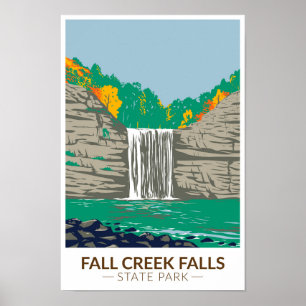 Herfst Creek Herfst State Park Tennessee  Poster
