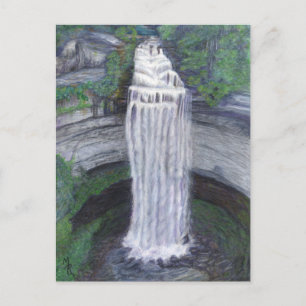 Herfst Creek Herfsten Waterval Briefkaart