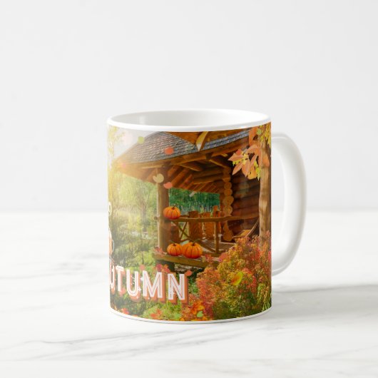 Herfst Cup, Herfst Cup, Herfst Mok met blokhut (Voorkant rechts)