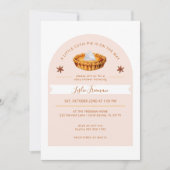 Herfst Cutie Pie Baby shower Uitnodiging (Voorkant)