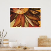 Herfst Daisy Poster (Keuken)