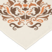 Herfst damast monogram classy tafelkleed (Gekanteld)