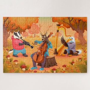 Herfst Das Hert Arend Muziek Thanksgiving Legpuzzel