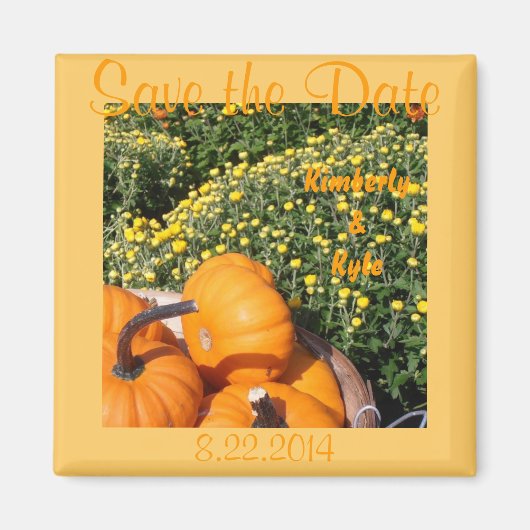 Herfst De datummagneet opslaan Magneet (Voorkant)