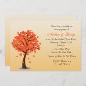 Herfst - de Uitnodiging van de Boom (Voorkant / Achterkant)