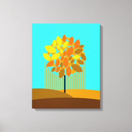 Herfst - De vier seizoenen Canvas Afdruk (Voorkant)