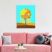 Herfst - De vier seizoenen Canvas Afdruk (Insitu (Woonkamer))