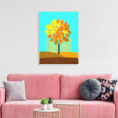 Herfst - De vier seizoenen Canvas Afdruk (Insitu (Woonkamer))