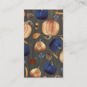 Herfst Diaper Raffle Ticket Enclosure Kaart (Achterkant)