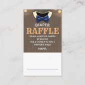 Herfst Diaper Raffle Ticket Enclosure Kaart (Voorkant)