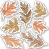 Herfst Die Cut Stickers (Voorkant)