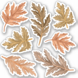 Herfst Die Cut Stickers