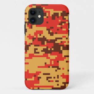 Herfst Digital Camo Pattern iPhone 11 Hoesje