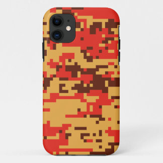 Herfst Digital Camo Pattern iPhone 11 Hoesje