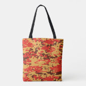 Herfst Digital Camo Pattern Draagtas (Achterkant)
