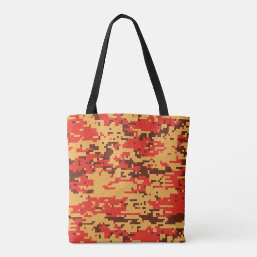 Herfst Digital Camo Pattern Draagtas (Achterkant)