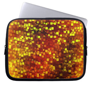 Herfst Digitale Camo Honeycomb Laptop Sleeve