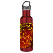 Herfst Digitale Camo Honeycomb Waterfles (Voorkant)