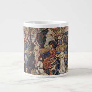 Herfst door Maurice Prendergast, Vintage Fine Art Jumbo Beker