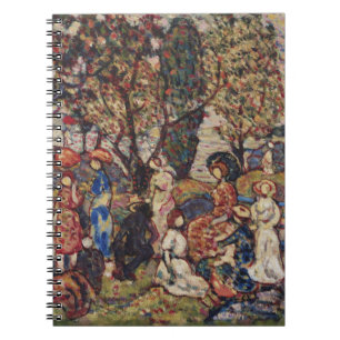 Herfst door Maurice Prendergast, Vintage Fine Art Notitieboek