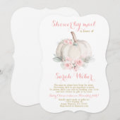 Herfst douche per postmeisje kaart (Voorkant / Achterkant)