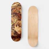 Herfst, droge bladeren skateboard (Voorkant)