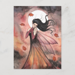 Herfst Dromen Gotische Sprookje Fantasie Kunst Briefkaart