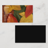 Herfst Ecstacy Visitekaartje (Voorkant / Achterkant)