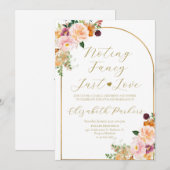 Herfst Eenvoudigweg Liefde Trouwkaart voor Gauw Ge Kaart (Voorkant / Achterkant)