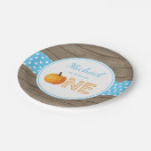 Herfst eerste verjaardag Bord papier (Gekanteld)