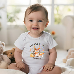 Herfst egel dankbaar voor Baby odysuit Romper