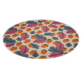 Herfst eik: bladeren en eikels patroon snijplank (Hoek)