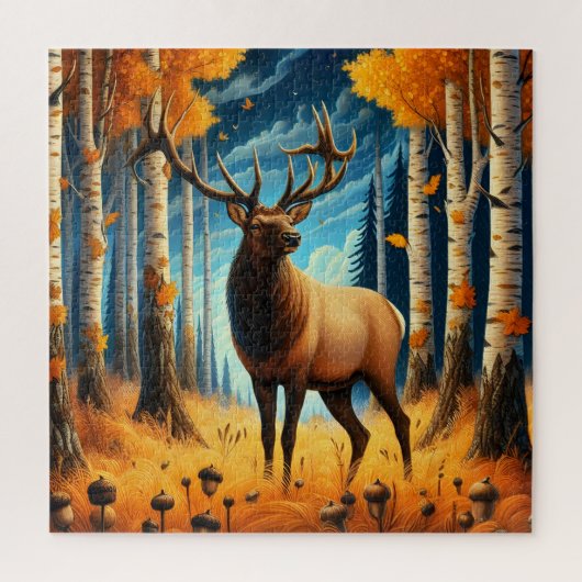 Herfst Eland Puzzel (Verticaal)