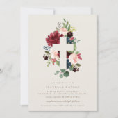 Herfst Elegance Baptism Uitnodiging (Voorkant)