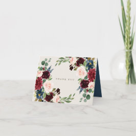 Herfst Elegance Dank u kaart