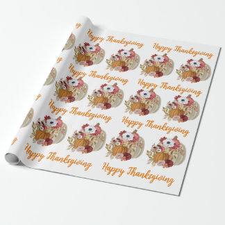 Herfst Elegant Pumpkin Cadeaupapier